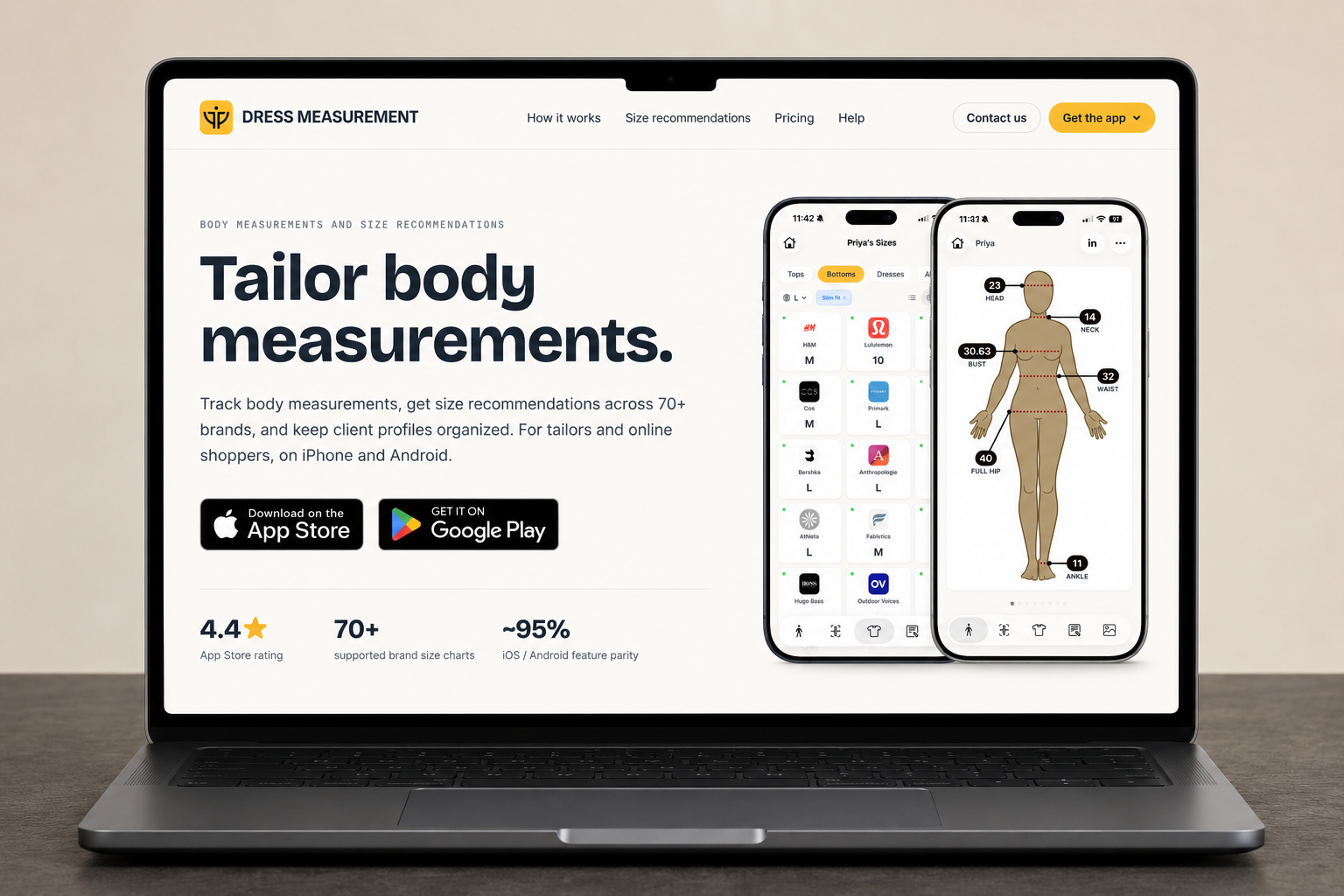 Dress Measurement